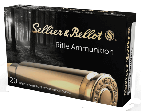 Sellier & Bellot SB3006F Rifle  30-06 Springfield 147 gr Full Metal Jacket 20rd Box