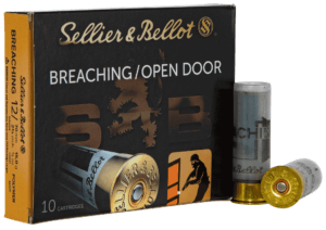 Sellier & Bellot SB12RBB Shotgun  12 Gauge 2.75 2 Rubber Spherical Ball 25 Bx/ 10 Case”