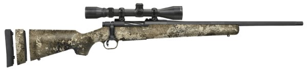 Mossberg 28050 Patriot Super Bantam 6.5 Creedmoor Caliber with 5+1 Capacity 20″ Fluted Barrel Blued Metal Finish & TrueTimber Strata Synthetic Stock Stock Right Hand (Youth) Includes 3-9x40mm Scope