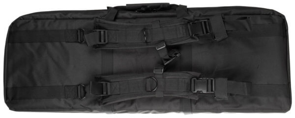 NcStar CVDC2946B36 VISM Double Carbine Case Black PVC Nylon with Foam Padding Lockable Zippers Pockets & MOLLE Webbing 36″ L x 13″ H Interior Dimensions