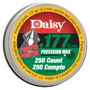 Daisy 990257512 PrecisionMax Premium 177 Lead Flat Nose 250 Per Box