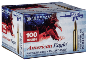 Federal AE223BLF American Eagle 223 Rem 55 gr Full Metal Jacket (FMJ) 100rd Bx
