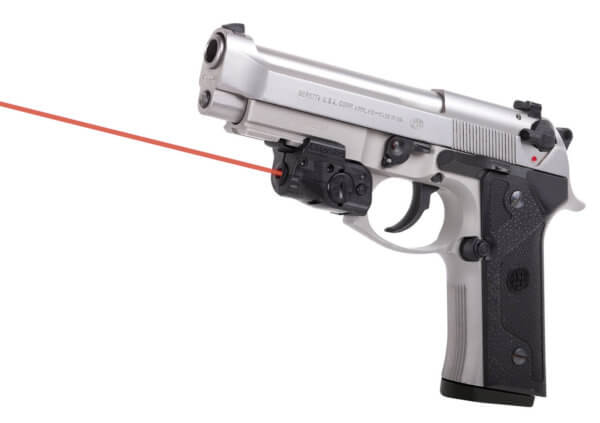 LaserMax GSLTNR Lightning Laser 5mW Red Laser with 650nM Wavelength GripSense & Black Finish for 1″ Rail Space Equipped Pistol
