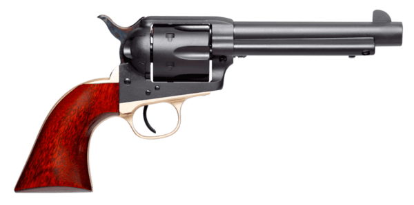 Taylors and Company 0396 Old Randall Revolver Single 357 Magnum 5.50″ 6 Round Walnut Grip Black