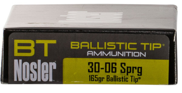 Nosler 40043 Ballistic Tip Hunting 30-06 Springfield 165 gr Spitzer Ballistic Tip (SBT) 20rd Box