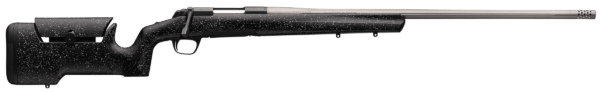 Browning 035438294 X-Bolt Max Long Range 6.5 PRC 3+1 26 Stainless Fluted Heavy Barrel  Gray Recoil Hawg Muzzle Brake  Matte Black Steel Receiver  Black/Gray Speckled Adjustable Comb Max Stock  Suppressor & Optics Ready”