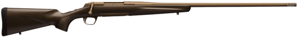 Browning 035418295 X-Bolt Pro Full Size 30 Nosler 3+1 26 Spiral Fluted/Threaded Sporter Barrel  Burnt Bronze Cerakote Drilled & Tapped/X-Lock Mount Stainless Steel Receiver  Fixed w/Textured Grip Panels Burnt Bronze Cerakote Carbon Fiber Stock”