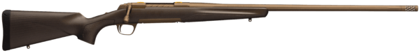 Browning 035443295 X-Bolt Pro Long Range Full Size 30 Nosler 3+1 26″ Burnt Bronze Cerakote Fluted Threaded Barrel  Burnt Bronze Cerakote Drilled & Tapped/X-Lock Mount Stainless Steel Receiver  Fixed w/Textured Grip Panels Burnt Bronze Cerakote Carbon Fibe