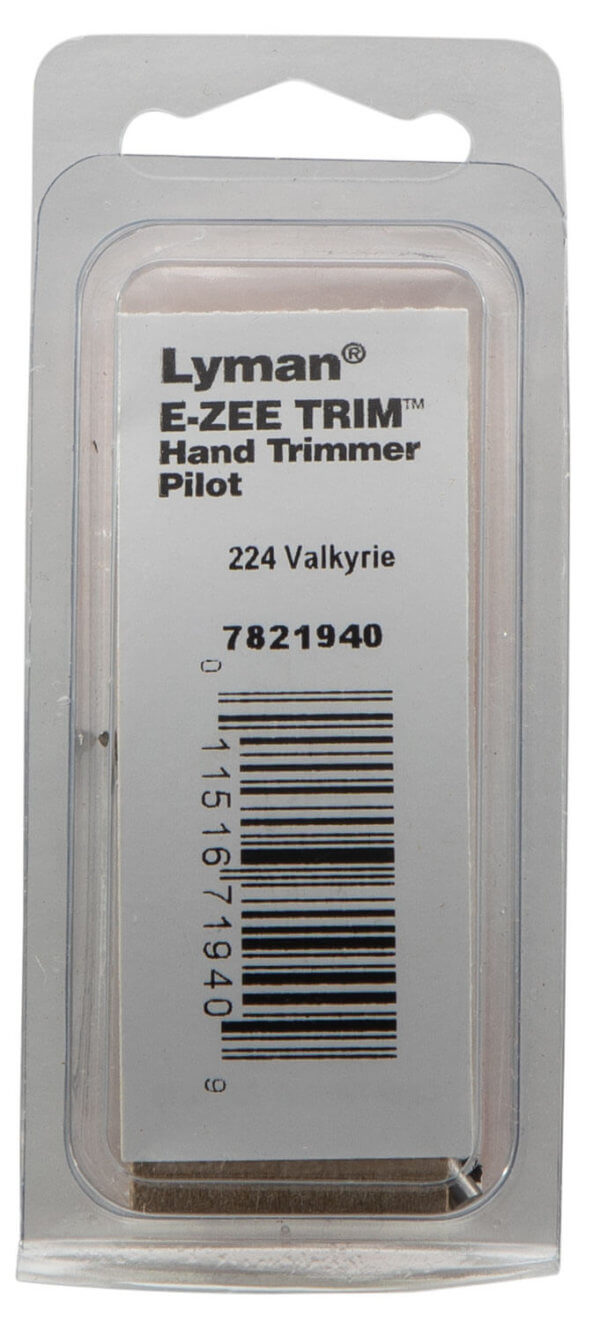 Lyman 7821940 E-Zee Trim Hand Case Trimmer Pilot 224 Valkyrie