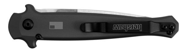 Kershaw 7150 Launch 8 3.50″ Folding Spear Point Plain Stonewashed CPM 154 SS Blade Gray w/Insert Aluminum/Carbon Fiber Handle Includes Pocket Clip