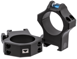 Steiner 5962 T-Series Scope Ring Set For Tactical Rifle Picatinny Rail High 30mm Tube Matte Black Steel