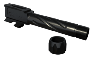 Strike Industries GARKBARREL17 ARK Replacement Barrel 9mm Luger 4.49″ Black Nitride Finish 416R Stainless Steel Material for Glock 17 Gen1-4