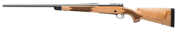 Winchester Repeating Arms 535218289 Model 70 Super Grade 6.5 Creedmoor 5+1 22″ Free-Floating Barrel  Polished Blued Steel Receiver  Controlled Ejection  Gloss AAAA Maple Stock w/Ebony Forearm Tip & Shadowline Cheekpiece  Pachmayr Decelerator Recoil Pad