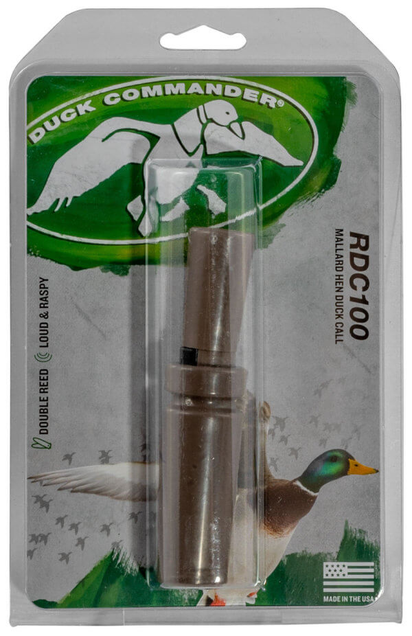 Duck Commander DCCD Cut Down 2.0 Double Reed Clear/Blue Hunting Duck Call 