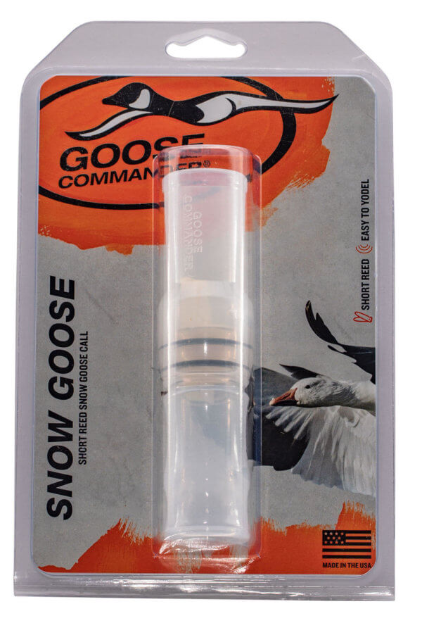 Duck Commander DCSNOW Snow Goose  Single Reed Snow Geese Sounds Attracts Geese White Polycarbonate