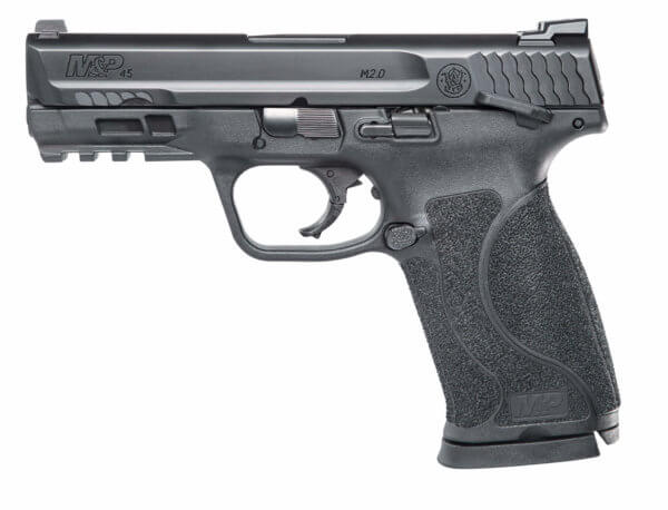 Smith & Wesson 12466 M&P M2.0 *MA Compliant Compact Frame 9mm Luger 10+1  4″ Black Armornite Stainless Steel Barrel & Serrated Slide  Matte Black Polymer Frame w/Picatinny Rail  No Thumb Safety