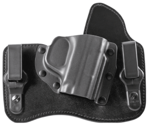 Galco KT826B KingTuk Deluxe IWB Black Kydex/Leather UniClip Fits S&W M&P Shield Right Hand