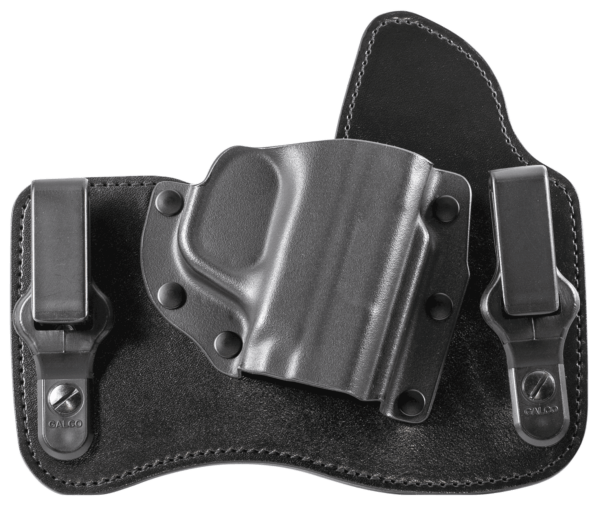 Galco KT826B KingTuk Deluxe IWB Black Kydex/Leather UniClip Fits S&W M&P Shield Right Hand