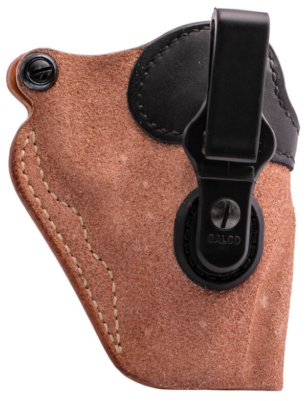 Galco S2118B Scout 3.0 IWB Natural/Black Leather UniClip/Stealth Clip Fits Ruger SP101 Ambidextrous