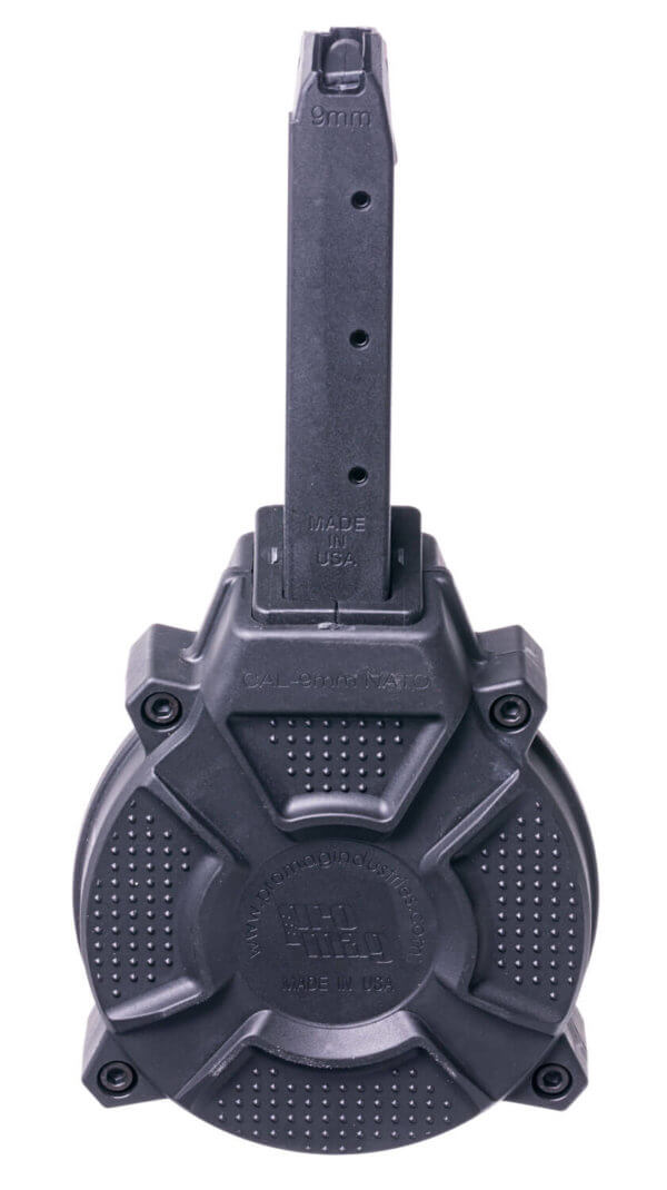 ProMag DRMA11 Standard Black Drum 50rd for 9mm Luger Glock 17/19