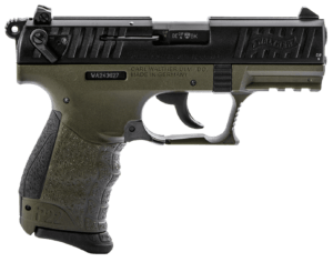 Walther Arms 5120700 P22 Q 22 Long Rifle (LR) Single/Double 3.42″ 10+1 Black Interchangeable Backstrap Grip Black Slide
