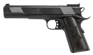 Iver Johnson Arms EAGLEXL10 1911 Eagle XL Ported 10mm 6″ 8+1 Matte Blued Black Cerakote Ported Long Slide Diamondwood Walnut w/Logo Grip