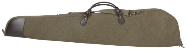Heritage Cases 54148 North Platte 48″ Olive Cotton Canvas with Leather Trim & Brushed Tricot Lining