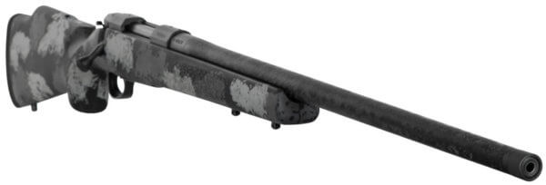 Nosler 44148 M48 Long-Range Carbon 28 Nosler 3+1 26 Carbon Fiber Wrapped Barrel  Sniper Gray Cerakote Metal Finish  Elite Midnight Camo Manners MCS-T Elite Tac Stock”