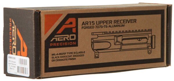 Aero Precision APAR611310C Receiver XL 7075-T6 Aluminum Black Anodized Receiver for AR-15