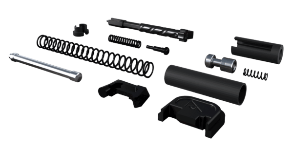 Rival Arms RA42G001A Slide Completion Kit Fits Glock Gen3-4 9mm Luger Black PVD Stainless Steel