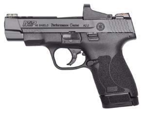 Smith & Wesson 11798 M&P 40 Shield M2.0 Performance Center 40 S&W 4″ 6+1 & 7+1 Black Armornite Stainless Steel Ported Polymer Grip