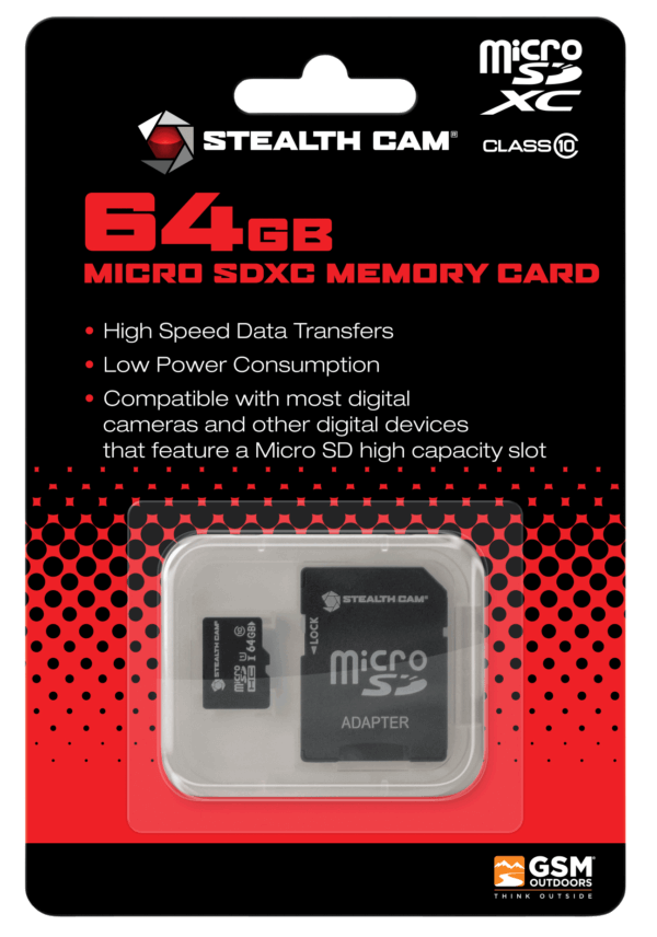 Stealth Cam STC64MICSD Micro SD Memory Card 64GB