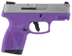 Taurus 1G2S939DP G2S 9mm Luger 3.26″ 7+1 Dark Purple Stainless Steel Dark Purple Polymer Grip
