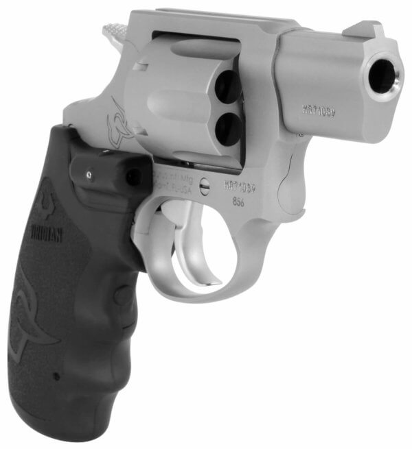 Taurus 2-856029VL 856 38 Special +P Caliber with 2″ Barrel 6rd Capacity Cylinder Overall Matte Finish Stainless Steel & Finger Grooved Black Rubber Grip Includes Viridian Laser