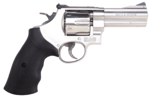 Smith & Wesson 12463 Model 610 10mm Auto or 40 S&W Stainless Steel 4″ Barrel 6rd Cylinder & N-Frame Black Polymer Grip Internal Lock