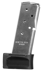 Beretta USA JFAPXCARRY6EXT APX Carry Extended Floor Plate 9mm Luger 6 Rd Black