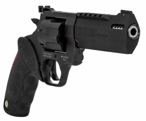 Taurus 2357051RH Raging Hunter 357 Mag 7rd 5.12″ Matte Black Oxide Steel Black Rubber with Integrated Red Cushion Insert Grip