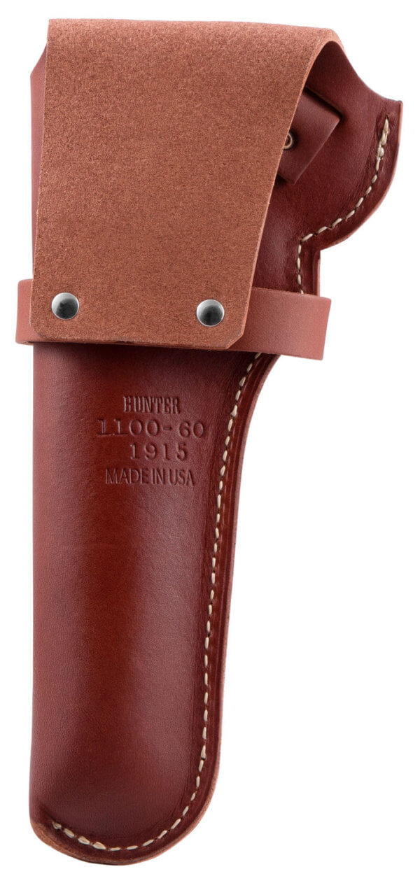 Hunter Company 110060 1100 Snapoff Belt Size 60 Tan Leather Belt Loop Fits Colt New Frontier Fits 5.50-6.50″ Barrel Right Hand