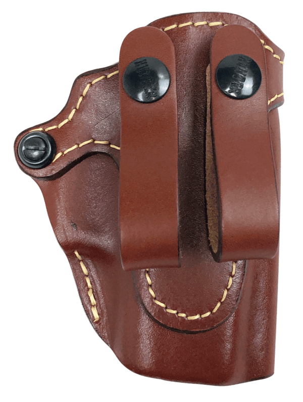 Hunter Company 50006 High Ride OWB Chestnut Tan Leather Belt Loop Fits Colt Govt Fits Ruger SR1911 Fits 5″ Barrel Right Hand
