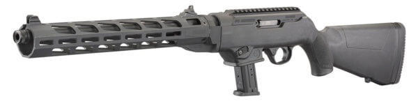 Ruger 19115 PC Carbine 9mm Luger 16.12″ 17+1 Black Hard Coat Anodized Threaded Fluted M-LOK