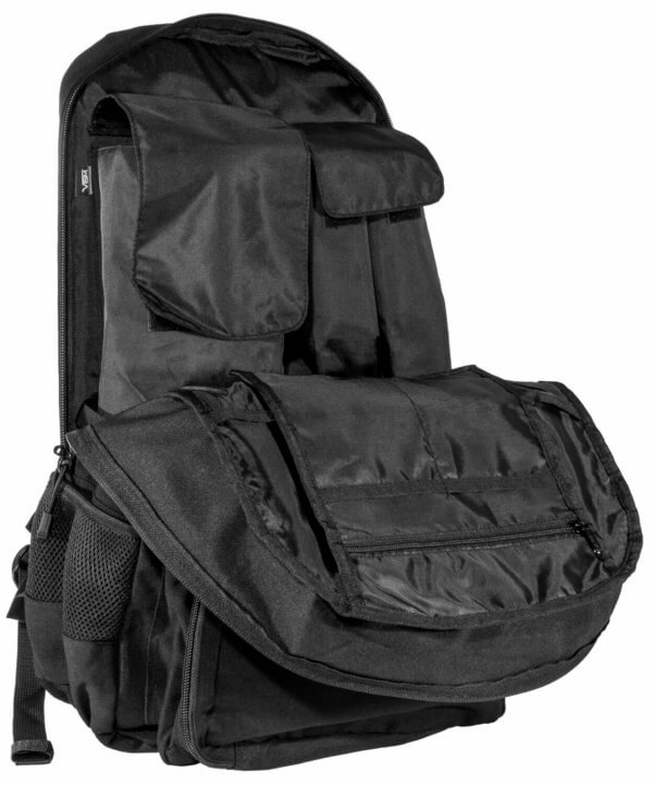 NcStar CBTD3015B VISM Takedown Backpack with Internal Pouch Lockable Zippers MOLLE Webbing Mag Pouches & Black Finish for Carbines