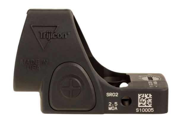 Trijicon 2500002 SRO  Matte Black 25×22.5mm 2.5 MOA Red Dot LED Reticle
