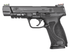 Smith & Wesson 11820 Performance Center M&P M2.0 Pro 9mm Luger 5″ 17+1 Matte Black Black Armornite Stainless Steel Slide Black Polymer Grip (No Manual)