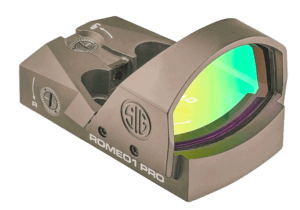 Sig Sauer Electro-Optics SOR1P100 Romeo1Pro Black 1x30mm 3 MOA Red Dot Reticle Illuminated