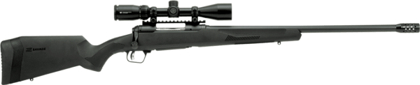 Savage Arms 57493 110 Apex Hunter XP 450 Bushmaster 3+1 22″ Matte Black Metal Synthetic Stock Muzzle Brake Vortex Crossfire II 3-9x40mm Scope