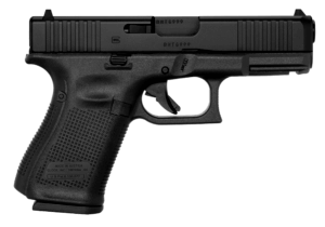 Glock PA195S201 G19 Gen5 Compact 9mm Luger 4.02″ Glock Marksman Barrel 10+1 Black Frame & nDLC Slide Modular Backstrap Ambidextrous Mag. Catch & Slide Stop Safe Action Trigger