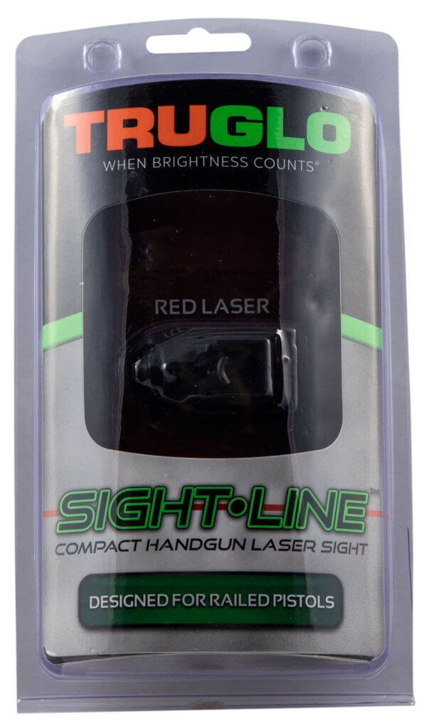TruGlo TG-7620R  0R Sight-Line Compact Red Laser 5mW 630-670nM Wavelength Maximum Legal Output Range Handgun Handgun