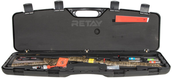Retay USA T251CBTL28 Masai Mara Waterfowl Inertia Plus 12 Gauge 3.5″ 4+1 (2.75″) 28″ Deep Bore Drilled Barrel  Overall Mossy Oak New Bottomland Finish  Synthetic Stock w/Fit Plate & Shim System  TruGlo Red Fiber Optic Front Sight