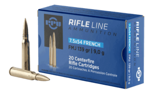 PPU PP7F Metric Rifle 7.5×54 French 139 gr Full Metal Jacket (FMJ) 20rd Box
