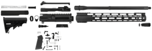 TacFire SSRK9MM16LPK AR Build Kit Rifle 9mm Luger AR-15 Black Nitride Steel 1/2″-36 tpi *GunStuff Exclusive.